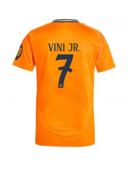 Real Madrid Vinicius Junior #7 Gostujuci Dres 2024-25 Kratak Rukavima